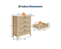 gaomon Fluted Dresser for Bedroom