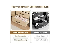 gaomon 52-Inch Wide Freestanding 7-Drawer Bedroom Dresser