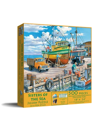 SunsOut Sisters of the Sea 500 piece Jigsaw Puzzle for Adults