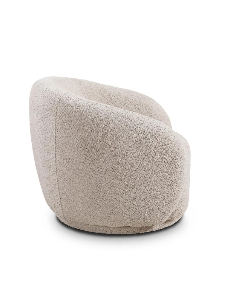 Streamdale Swivel Boucle Accent Chair