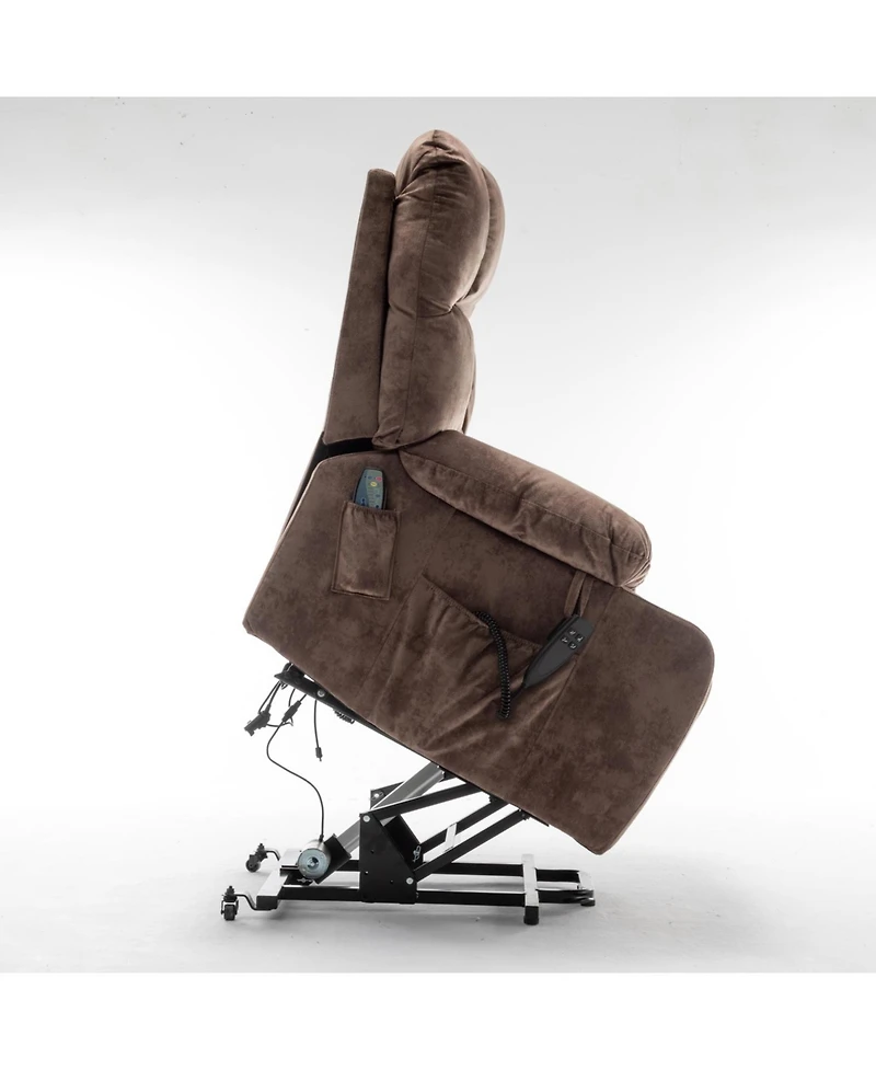 Streamdale Big & Tall Lift Chair w/ Heat & Massage, 2 Okin Motors