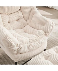 Streamdale Furniture Streamdale Lazy Chair with Ottoman