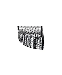 Streamdale Furniture 6-Tier Corner Wire Shelf Rack - Black