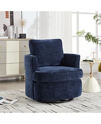 Streamdale Furniture 360 Swivel Chenille Chair- Comfortable, Breathable