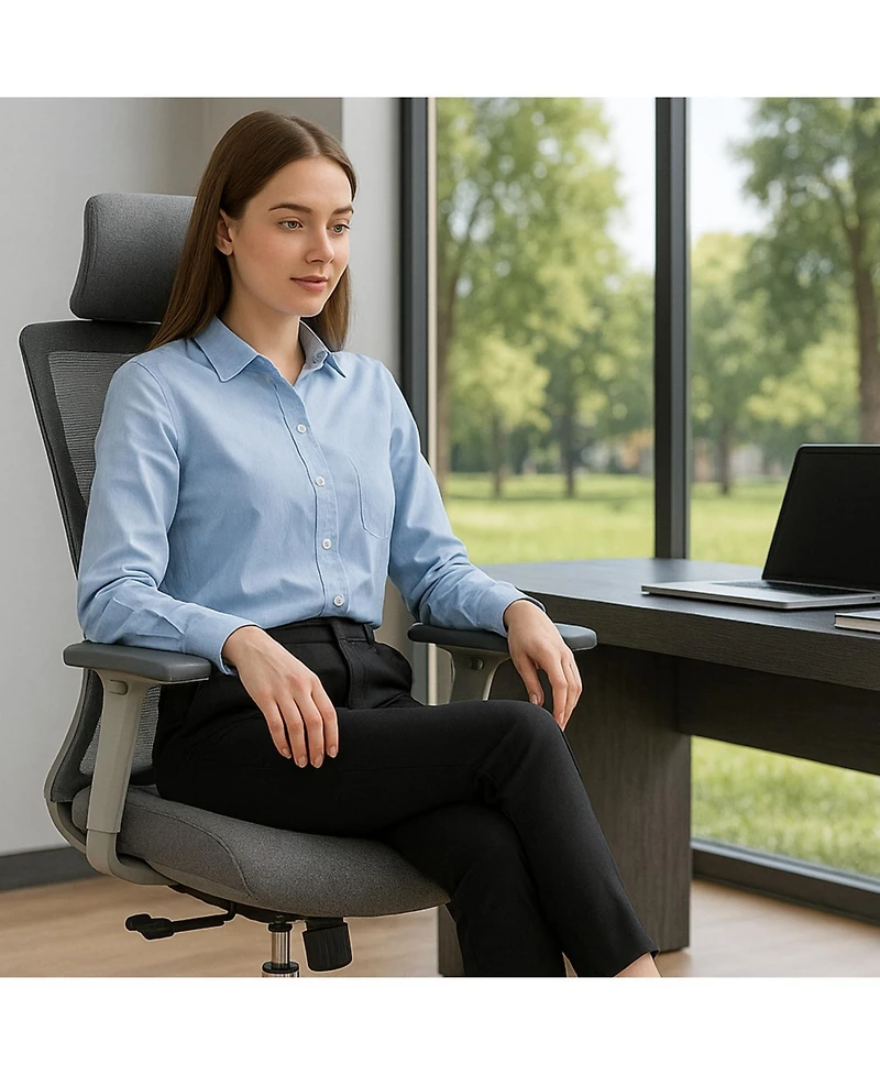 Streamdale Furniture High Back Mesh Office Chair-8322H-gr