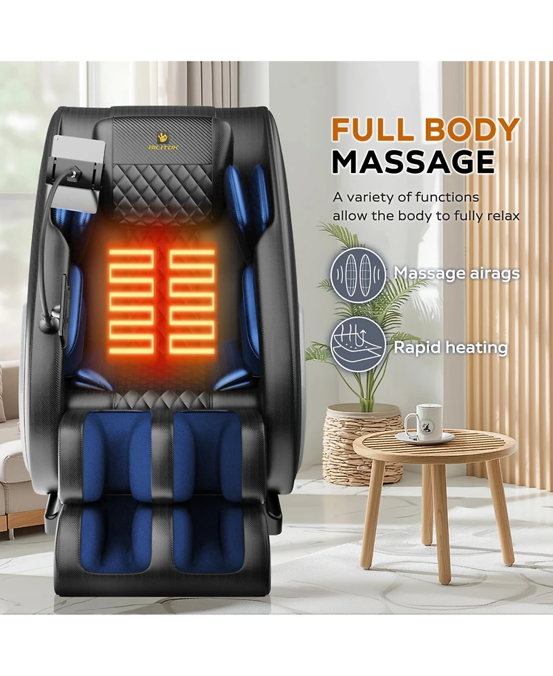 Streamdale Furniture + Faux Leather (or specify actual material) + Zero Gravity & Full Body Air Pressure + Massage Chair Recliner