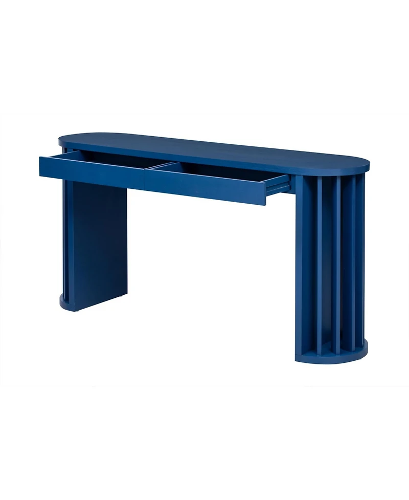 Streamdale Furniture 59" Oak Veneer Console Table