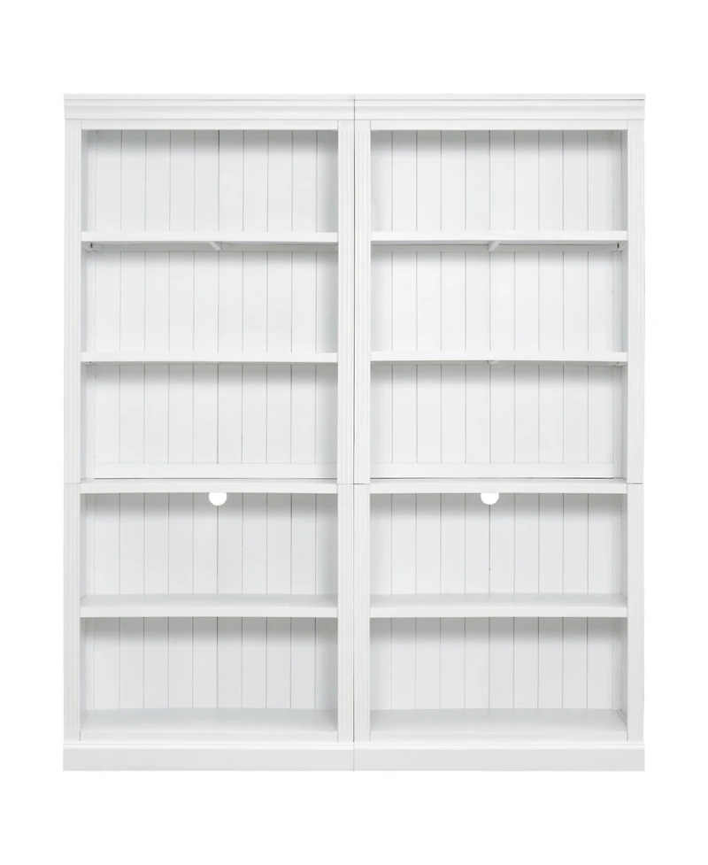 Streamdale 83" Tall 5-Tier Bookcase with Light & Adjustable Shelves