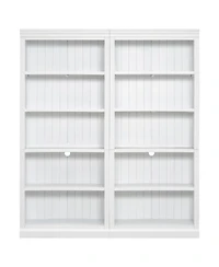 Streamdale 83" Tall 5-Tier Bookcase with Light & Adjustable Shelves