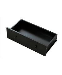 Streamdale Furniture Black 10-Drawer Dresser - Wide Chest, Sturdy & Safe