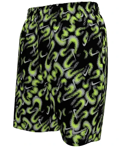 Nike Boys' 8-18 Airbrushfetti 7 Volley Stretch Waistband Shorts