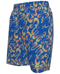Nike Boys' 8-18 Airbrushfetti 7 Volley Stretch Waistband Shorts