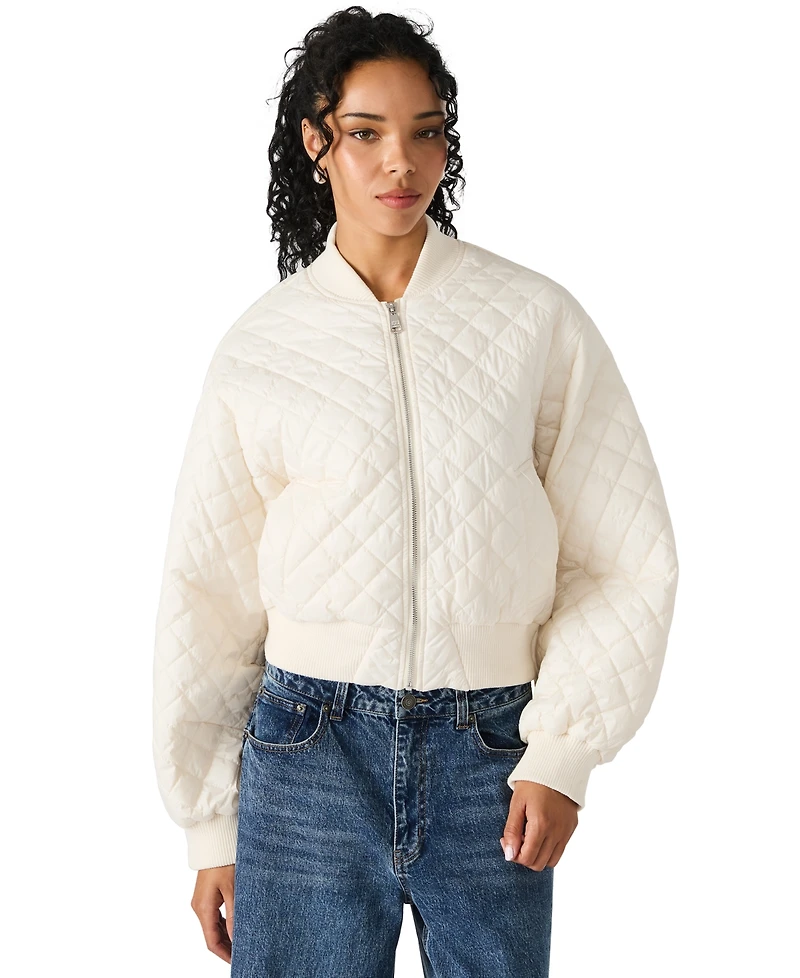 Steve Madden Women's Zippered Darla Jacket