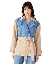 Steve Madden Women's Cropped Trench Coat
