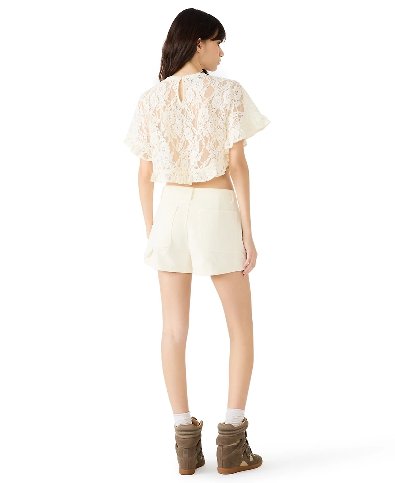 Steve Madden Women's Callum Short-Sleeve Top