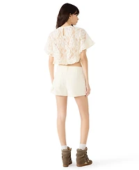 Steve Madden Women's Callum Short-Sleeve Top