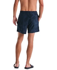 Original Penguin Men's Floral Patterned Slim-Fit Shorts