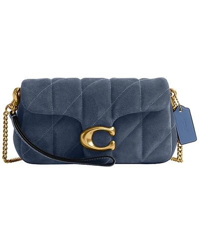 Coach Tabby Mini Quilted Suede Crossbody Bag