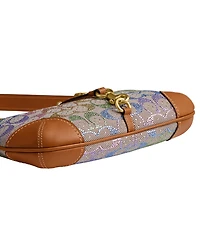 Coach Originals Hamptons Small Crystal Signature Jacquard Hobo Bag