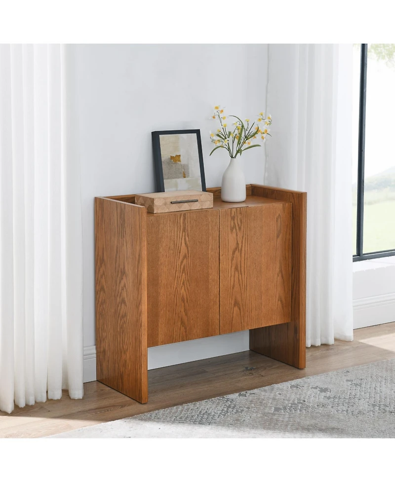 Streamdale Furniture Walnut Sideboard with Ample Storage