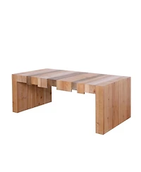 Streamdale Furniture Rustic Modern Coffee Table - 48"