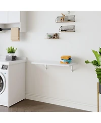 Streamdale Furniture Streamdale Wall Mounted Folding Table - Small Space Fold Down Desk/Workbench