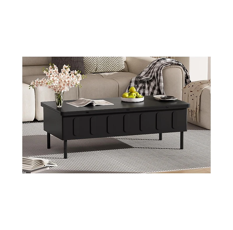 Streamdale Furniture Streamdale Lift-Top Coffee Table w/ Drawers & Hidden Storage