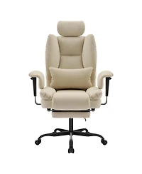 Streamdale Furniture Ergonomic Office Chair 200kg Lumbar Support Beige