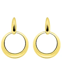 Giani Bernini 18k Gold Over Sterling Silver Circle Door Knocker Drop Post Earrings, Macy's Exclusive