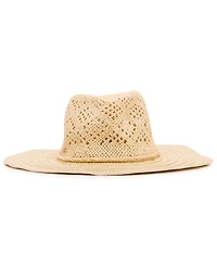 Steve Madden Mixed Pattern Western Panama Hat