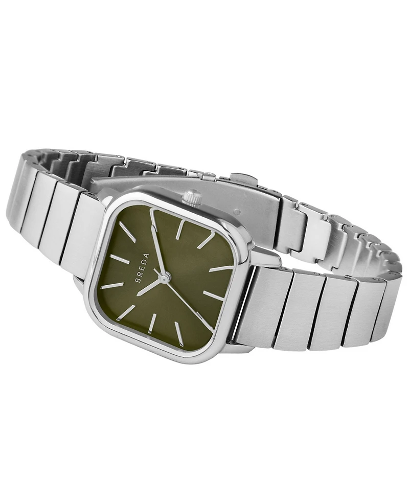 Breda Women's 'Esther' 1735a Silver Stainless Steel Bracelet Watch, 26mm