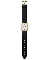 Breda Women's 'Virgil' 1736b Black Leather Strap Watch, 26mm