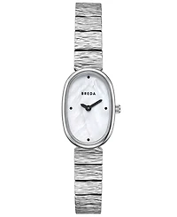 Breda Women's 'Jane Revival' Silver Stainless Steel Bracelet Watch, 18mm