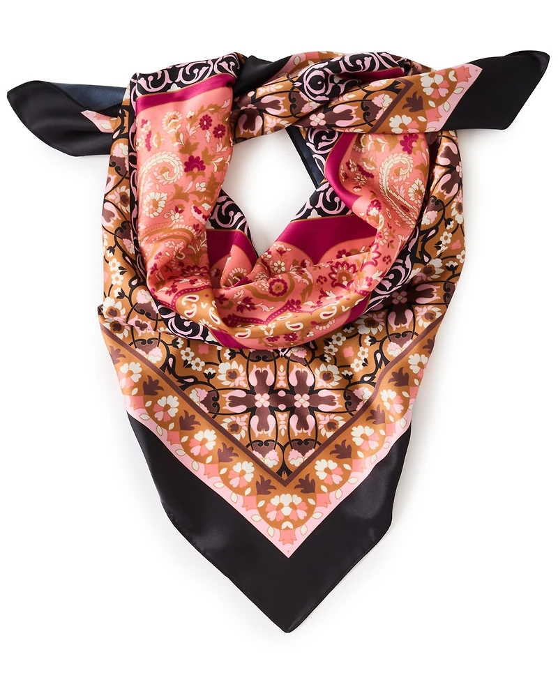 Steve Madden Vintage-Inspired Paisley Square Scarf