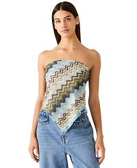 Steve Madden Wavy Shimmer Square Scarf