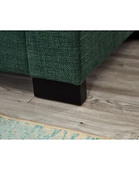 Streamdale Furniture 67.7" Modern Green Loveseat with Cup Holder & Storage