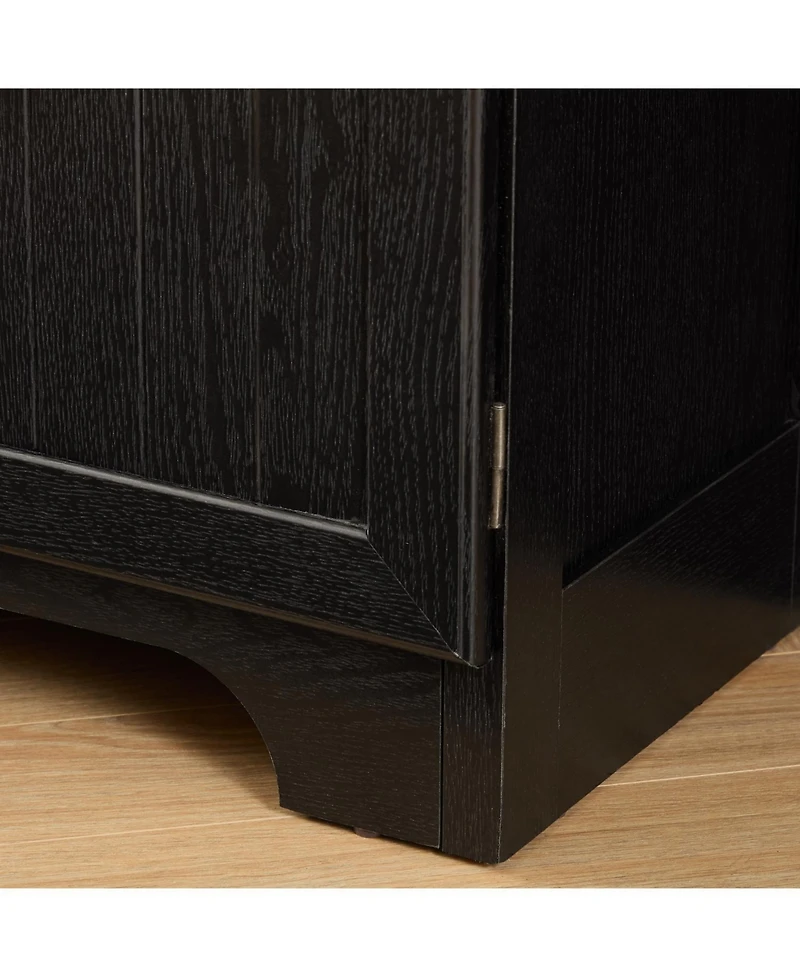 Streamdale Furniture 72.4" Tall Storage Cabinet w/ 8 Doors & 4 Shelves, Bookshelf