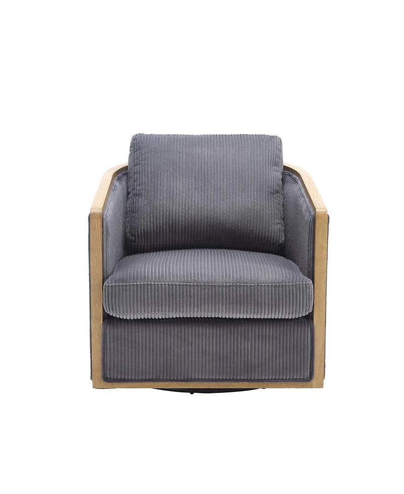 Streamdale Swivel Barrel Chair, Comfortable Accent Sofa, 360 Swivel, Cozy Lounge Chair