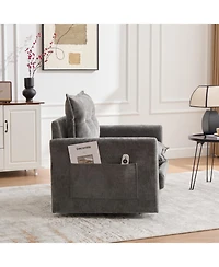 Streamdale Furniture Swivel Barrel Accent Chair