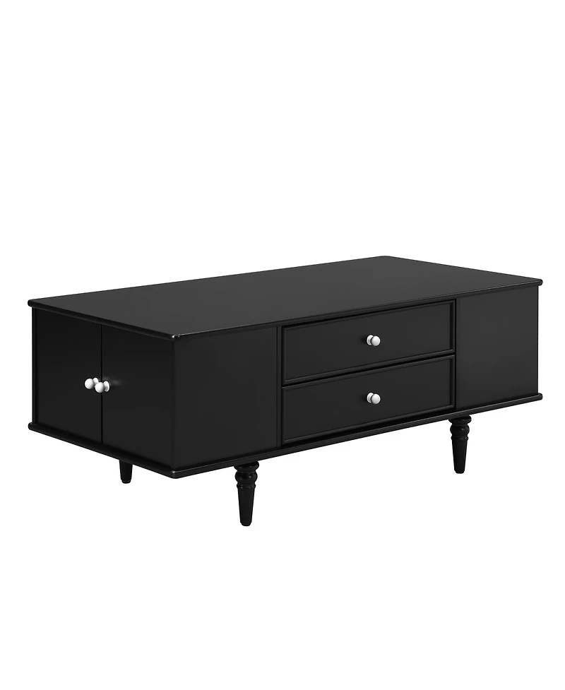 Streamdale Furniture Modern Rectangle Coffee Table w/ Drawers & Hidden Storage