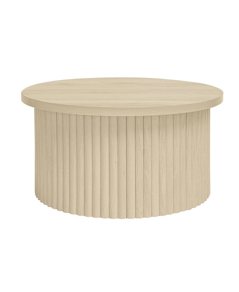 Streamdale Furniture Modern Round Coffee Table Accent Table