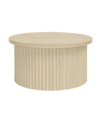 Streamdale Furniture Modern Round Coffee Table Accent Table