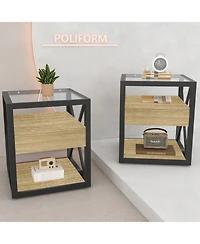Streamdale Furniture Modern End Table Set of 2