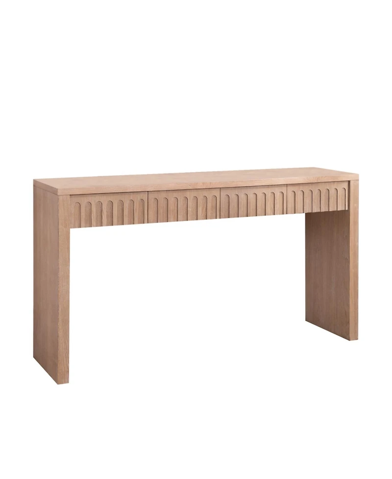 Streamdale Modern Console Table - 59.2" Natural Wood