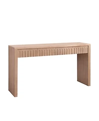 Streamdale Modern Console Table - 59.2" Natural Wood