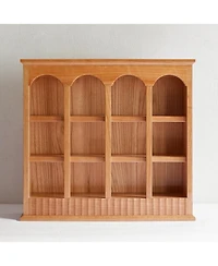Streamdale Furniture Cherry Wood Storage Rack & Cup Holder