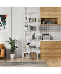 Streamdale Furniture Corner Wire Shelf Rack