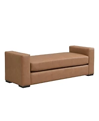 Streamdale Furniture Stylish and Durable Faux Leather Ottoman