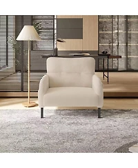 Streamdale Furniture Corduroy Wide Seat Chair