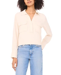 Vince Camuto Women's Collared Neck Blouse